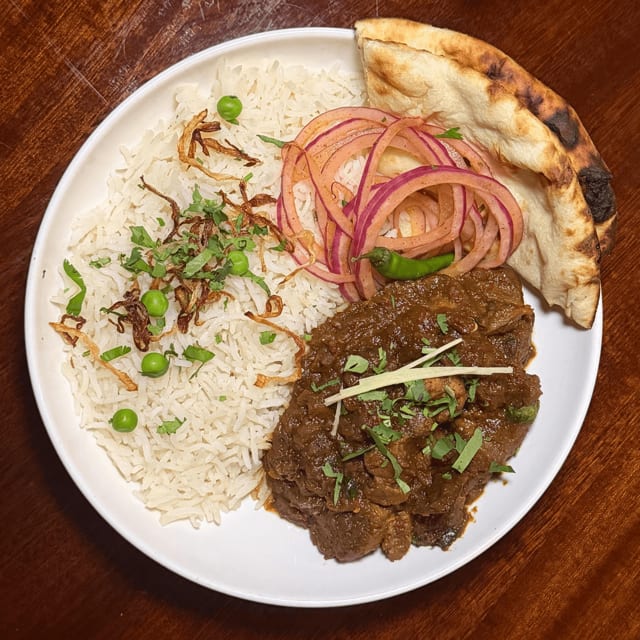 Lamb Bhuna bowl.
