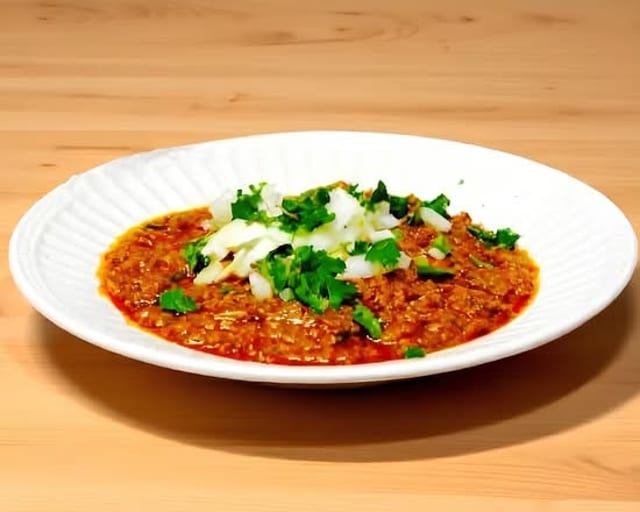 Keema Pav (Mutton).